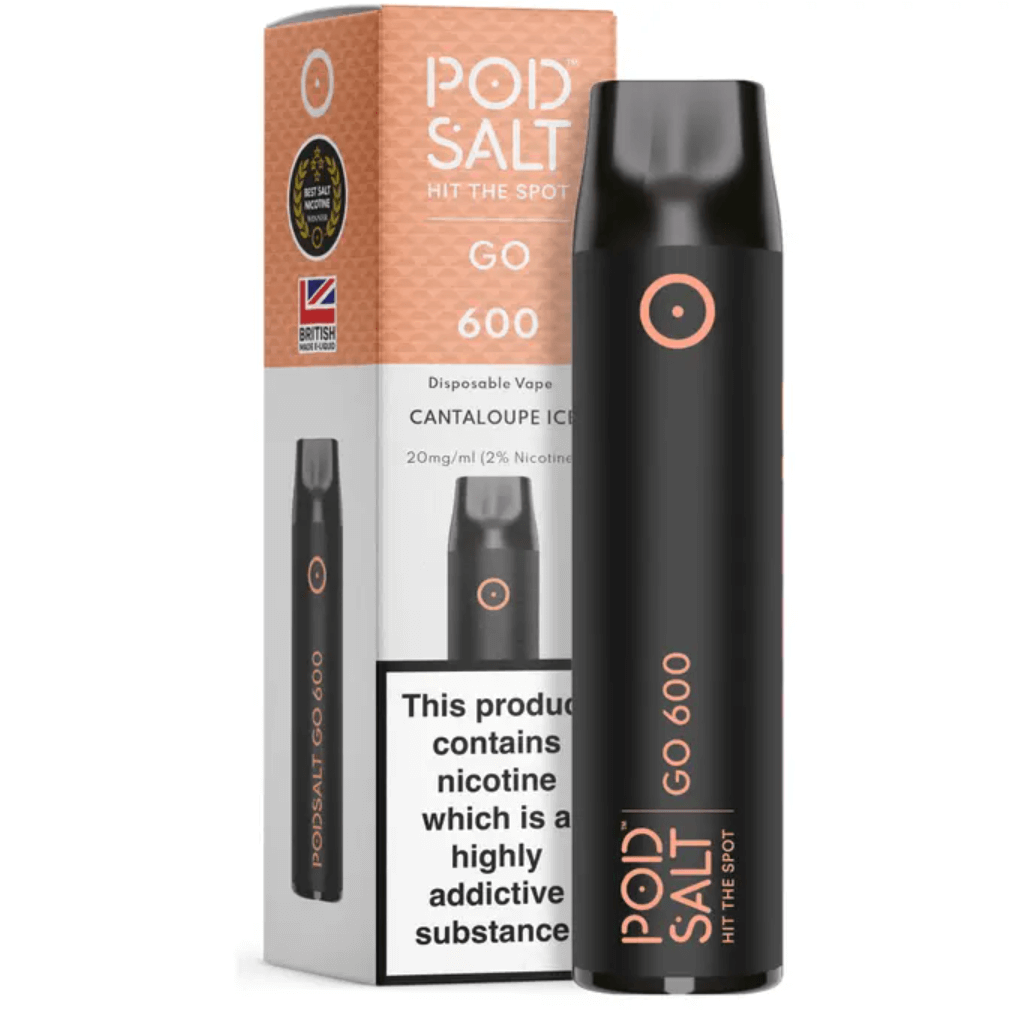 10. POD SALT GO 600 (Cantaloupe Ice)