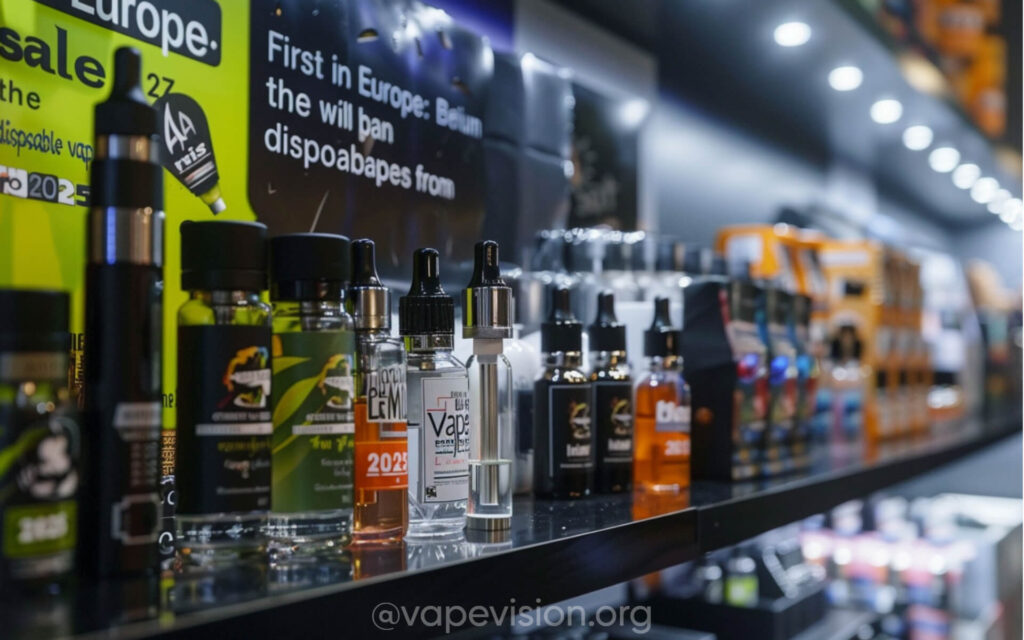 Belgium to Implement Europe’s First Ban on Disposable Vapes Starting 2025