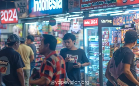 Indonesia to Enforce New 10% E-Cigarette Tax Starting 2024